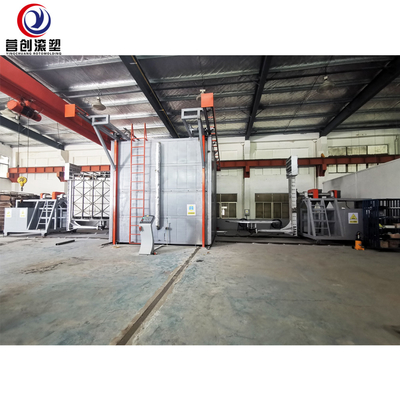주문 대용량과 선상저밀도폴리에틸렌 HDPE 셔틀 로토몰딩 기계 online manufacture