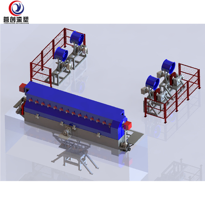 주문 PE 플라스틱 로큰롤 Rotomolding는 기계를 만드는 /Boats를 기계로 가공합니다 online manufacture