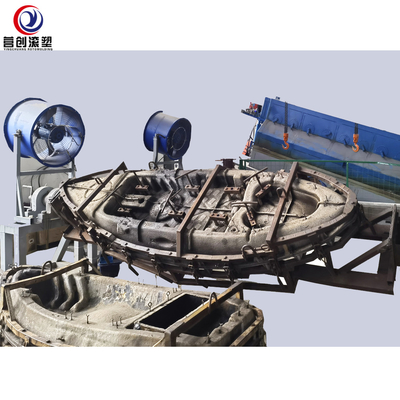 주문 46Kw 셔틀 로토 몰딩 기계 어선 LLDPE PE 플라스틱에게 카약 만들기 online manufacture