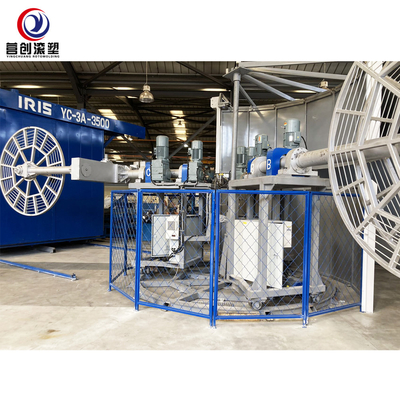 주문 New carrousel rotomolding machine for plastic water tanks maquina rotomoldeo online manufacture