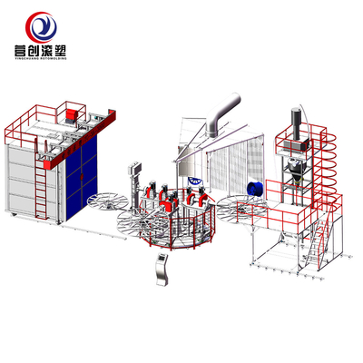주문 20000L 양성 굴대 로터리 성형 기계 반대 변형 online manufacture