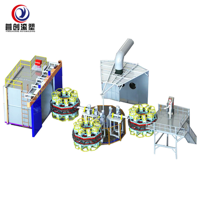 주문 기계 에너지 절약을 만드는 HDPE 원형 오븐 구조 물 탱크 online manufacture