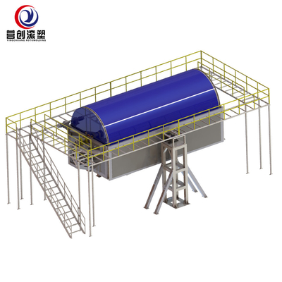 주문 ISO9001 23KW 10000L 탱크 플라스틱 로터리 성형 기계 online manufacture