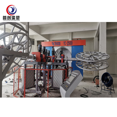 주문 PLC 통제 시스템을 가진 7 인치 터치스크린 Rotomolding 기계 online manufacture