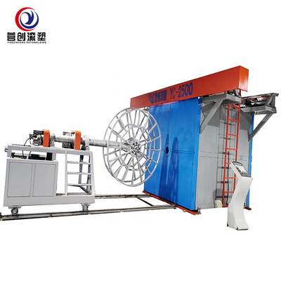 주문 오수 처리 탱크를 위한 자동 우주선 회전 주형 장비 40 kw online manufacture