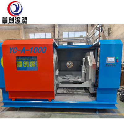주문 1000*1000 전기 가열 로토 폼딩 기계 100KG 부하 용량 / 50KW 총 전력 online manufacture