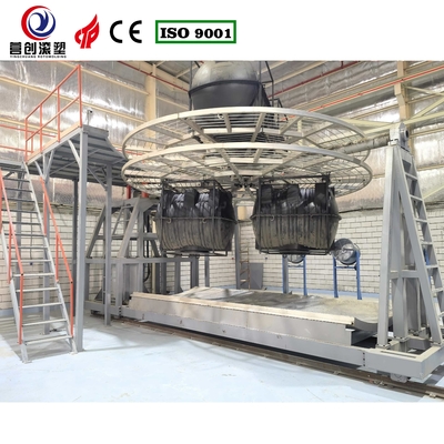 주문 제조 공장 셔틀 로토 몰딩 기계 자동 작동 모드 PLC 제어 시스템 online manufacture