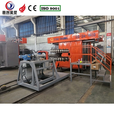 220V/380V/440V 전압 셔틀 회전 폼핑 기계 PLC 제어 시스템 및 조정 가능한 회전 속도