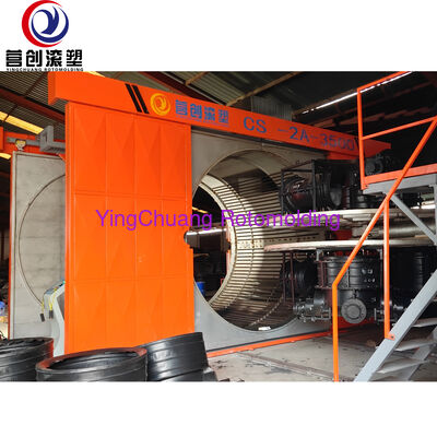 YINGCHUANG CS-2A-3500 셔틀 회전 성형 기계, 플라스틱 제품을 위한 이중 팔 산업용 회전 성형 장비