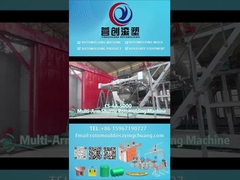 잉추앙 로토 CS-4A-5000 다중 암 셔틀 로토몰딩 머신 (이중 레이어 물탱크용)