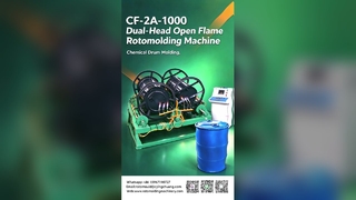 Yingchuang CF-2A-1000 듀얼 헤드 화염 회전 성형기 | 정확한 온도 제어 및 품질 검사